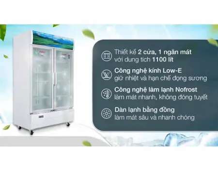 Tủ Mát Sanaky 1100 Lít VH-1209HP 0