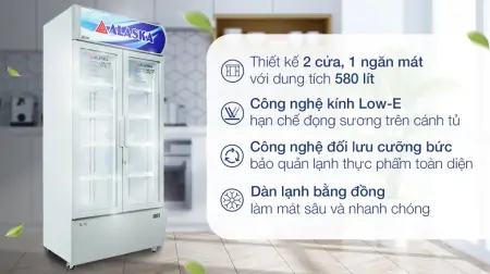 Tủ Mát Alaska 580 Lít SL-7C 0