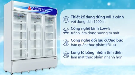 Tủ Mát Alaska 1200 Lít SL-14C3 0