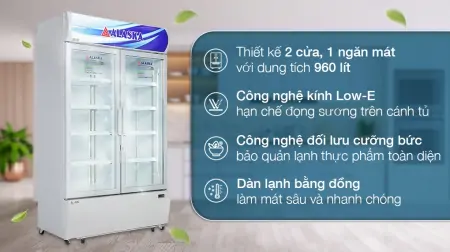 Tủ Mát Alaska 960 Lít SL-12C 0
