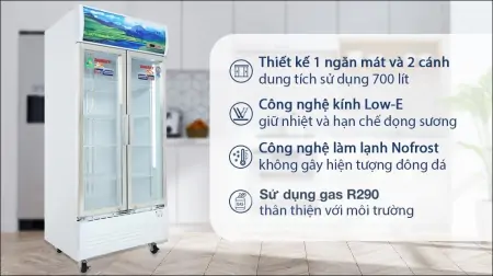Tủ Mát Sanaky 700 Lít VH-8009HP 0