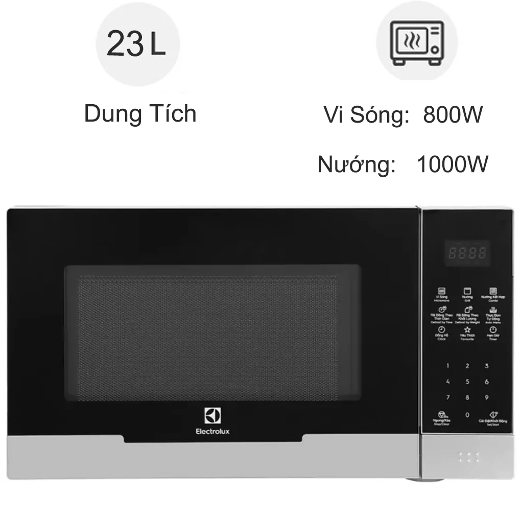 Lò vi sóng Electrolux EMG23DI9EBP 23 lít