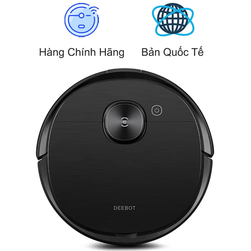 Robot Hút Bụi Và Lau Nhà Ecovacs Deebot OZMO T8 AIVI DBX11-11, Màu đen 40W  - Hàng Chính Hãng - Bản Quốc Tế