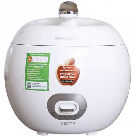 Nồi Cơm Điện Sharp KS-A08V-WH 0.72 lít 5