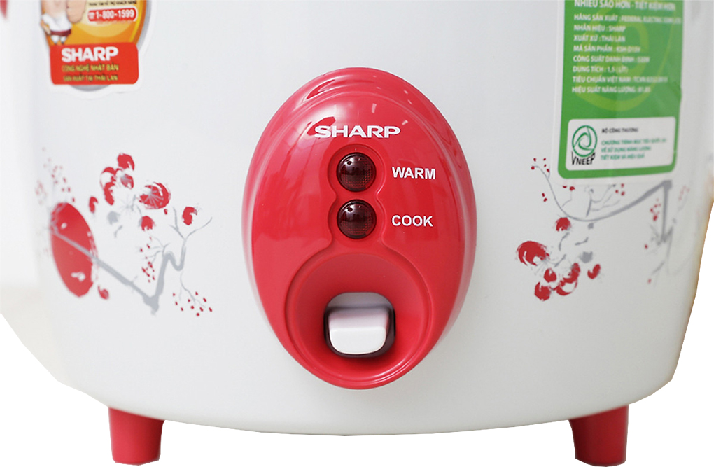 Nồi Cơm Điện Sharp KSH-D15V 1.5 Lít 2