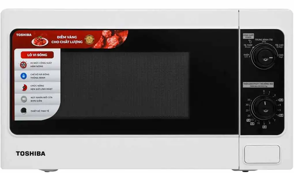 Lò vi sóng Toshiba ER-SM20(W1)VN 20 lít - Thái Lan (Sản phẩm trưng bày)