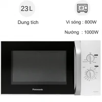 Lò Vi Sóng Kết Hợp Nướng Panasonic NN-GM34JMYUE 23 lít
