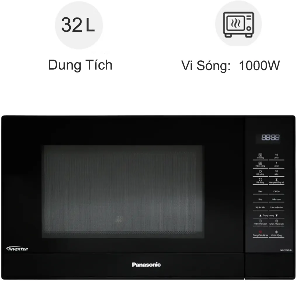 Lò vi sóng Panasonic NN-ST65JBYUE 32 lít