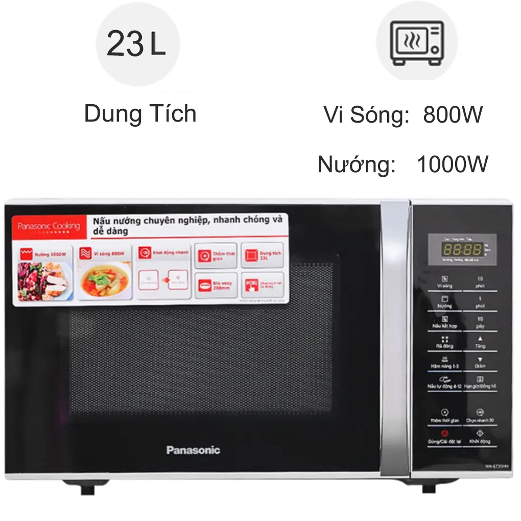 Lò vi sóng Panasonic NN-GT35HMYUE 23 lít