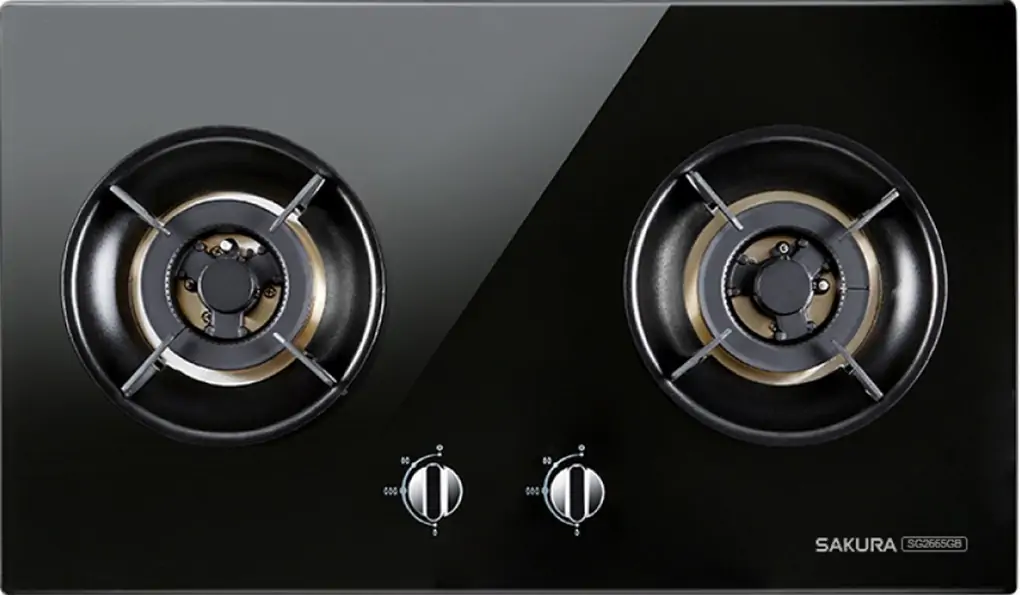 Bếp gas âm đôi Sakura SG-2665GB 0