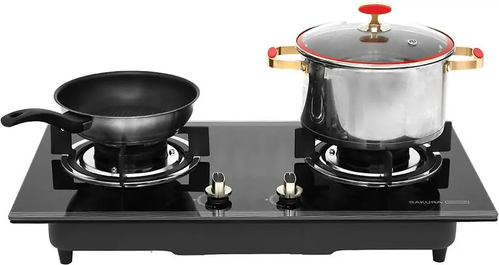 Bếp gas âm đôi Sakura SG-2530GB 1
