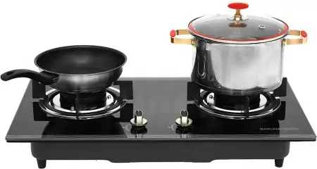 Bếp gas âm đôi Sakura SG-2530GB 1