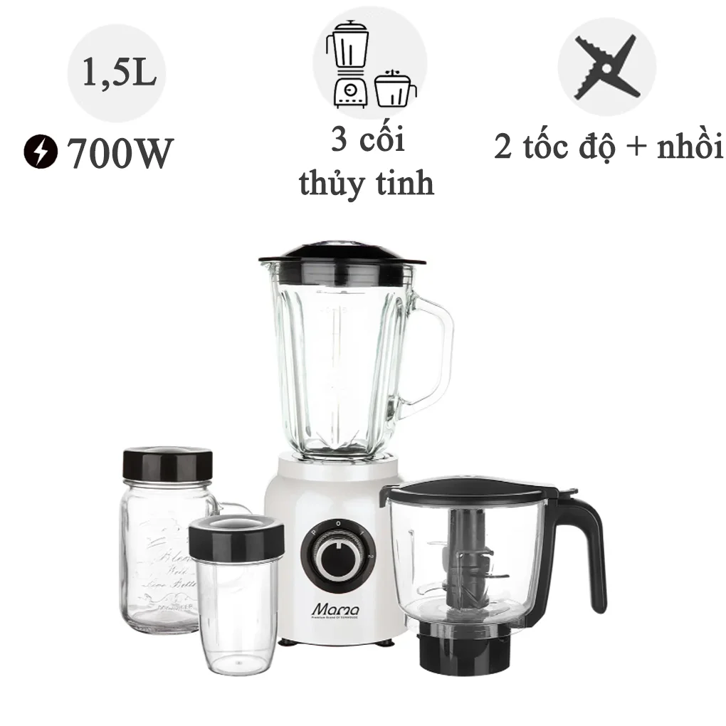 Máy xay đa năng Sunhouse MAMA SHD5353W 700W