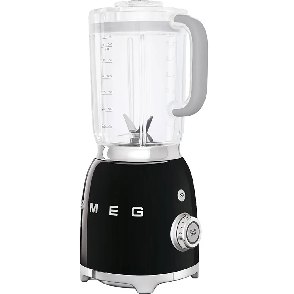 Máy xay sinh tố Smeg BLF01BLEU, màu đen 800W