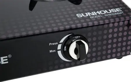 Bếp gas đôi mặt kính Sunhouse SHB3366MT 4