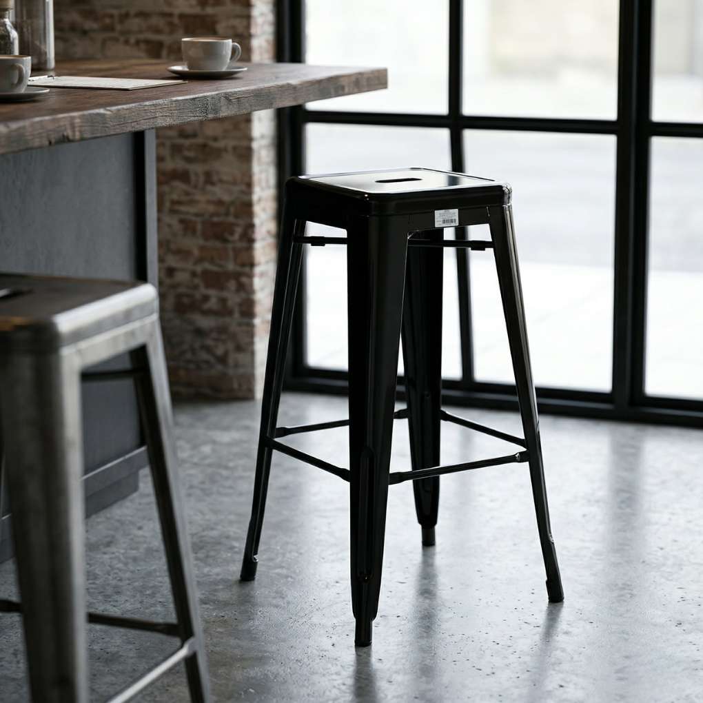 Ghế Bar D-5 Sắt Đen