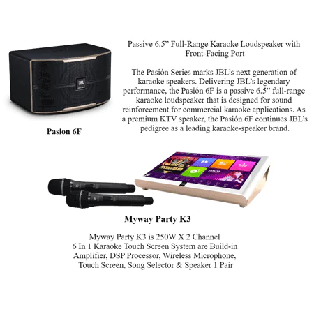 Bộ Loa Thùng JBL Pasion 6F-PAK 5