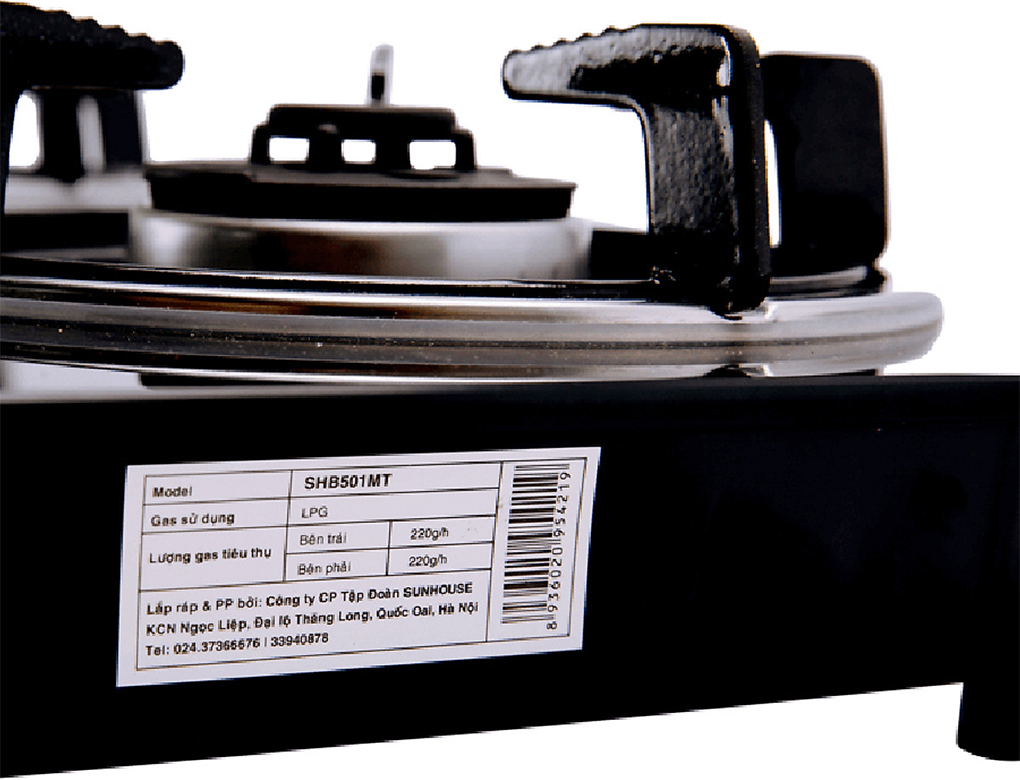 Bếp gas âm đôi Sunhouse SHB501MT 1