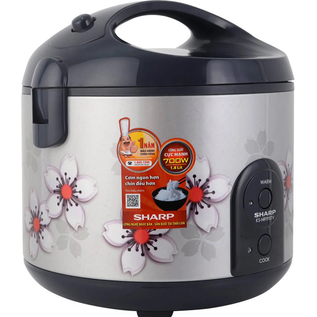 Nồi Cơm Điện Sharp KS-R231STV "SS" 2.2 Lít 0