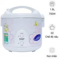 Nồi Cơm Điện Sharp KS- N192ETV SP 1.8 lít