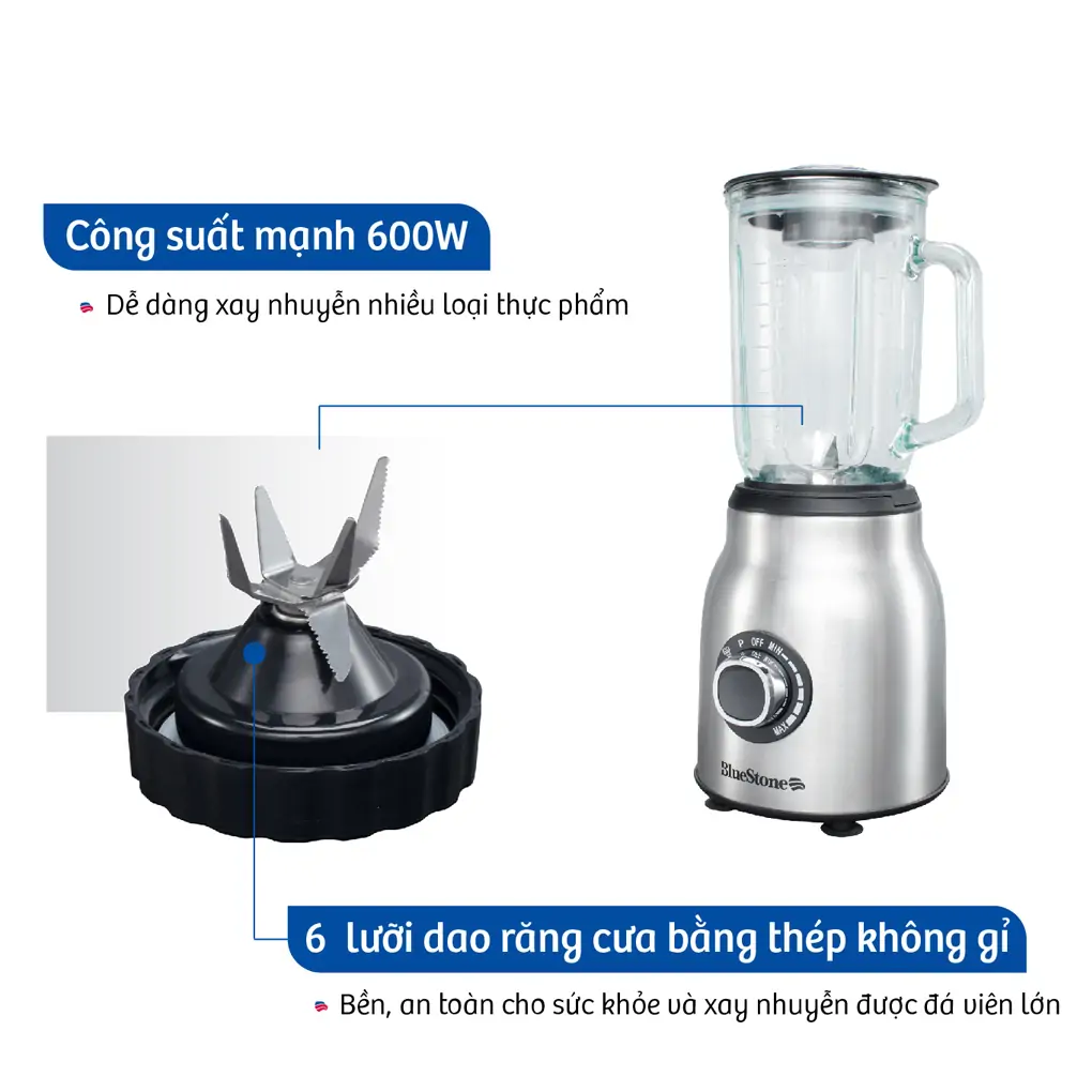 Máy xay sinh tố Bluestone BLB-5336 600W 2