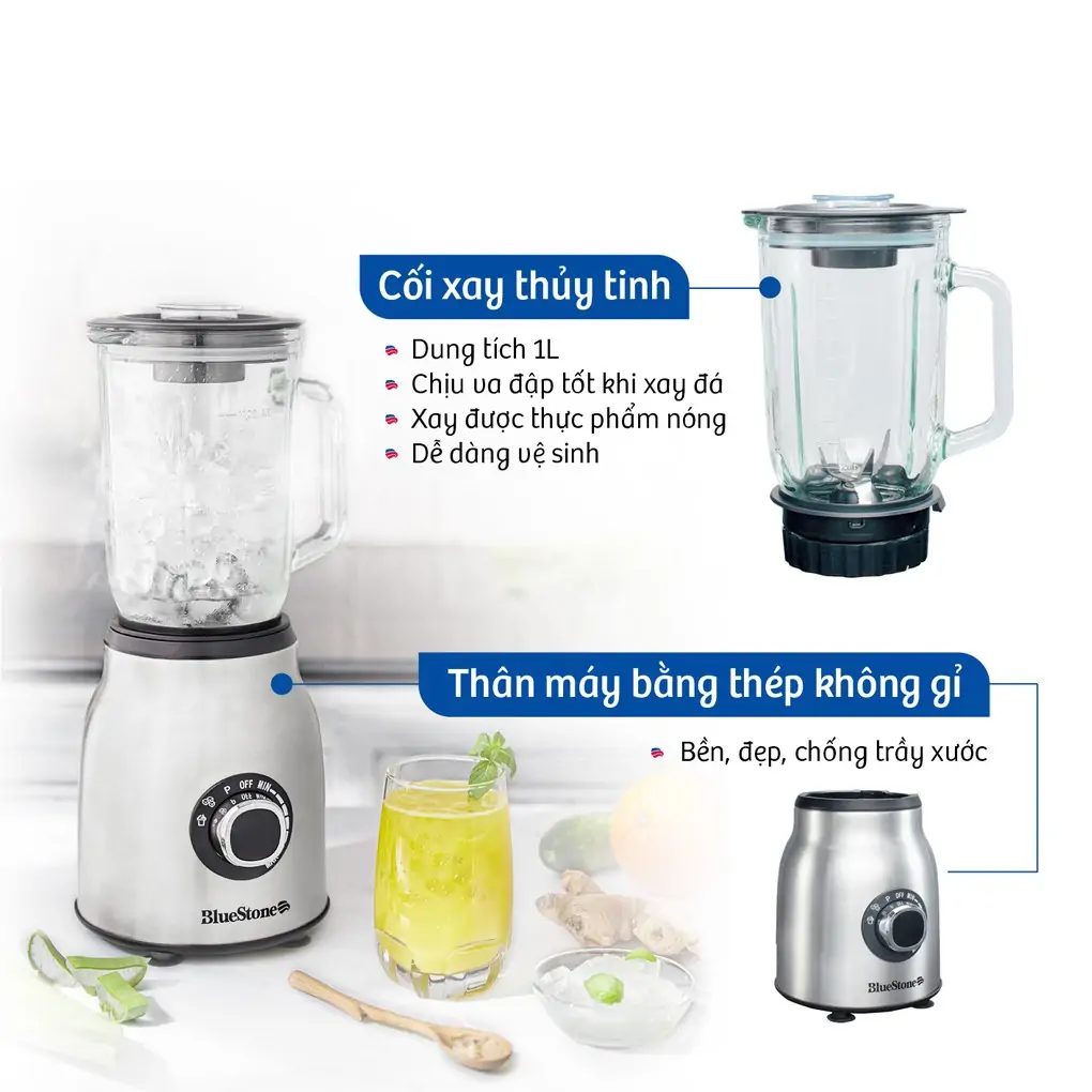 Máy xay sinh tố Bluestone BLB-5336 600W 3