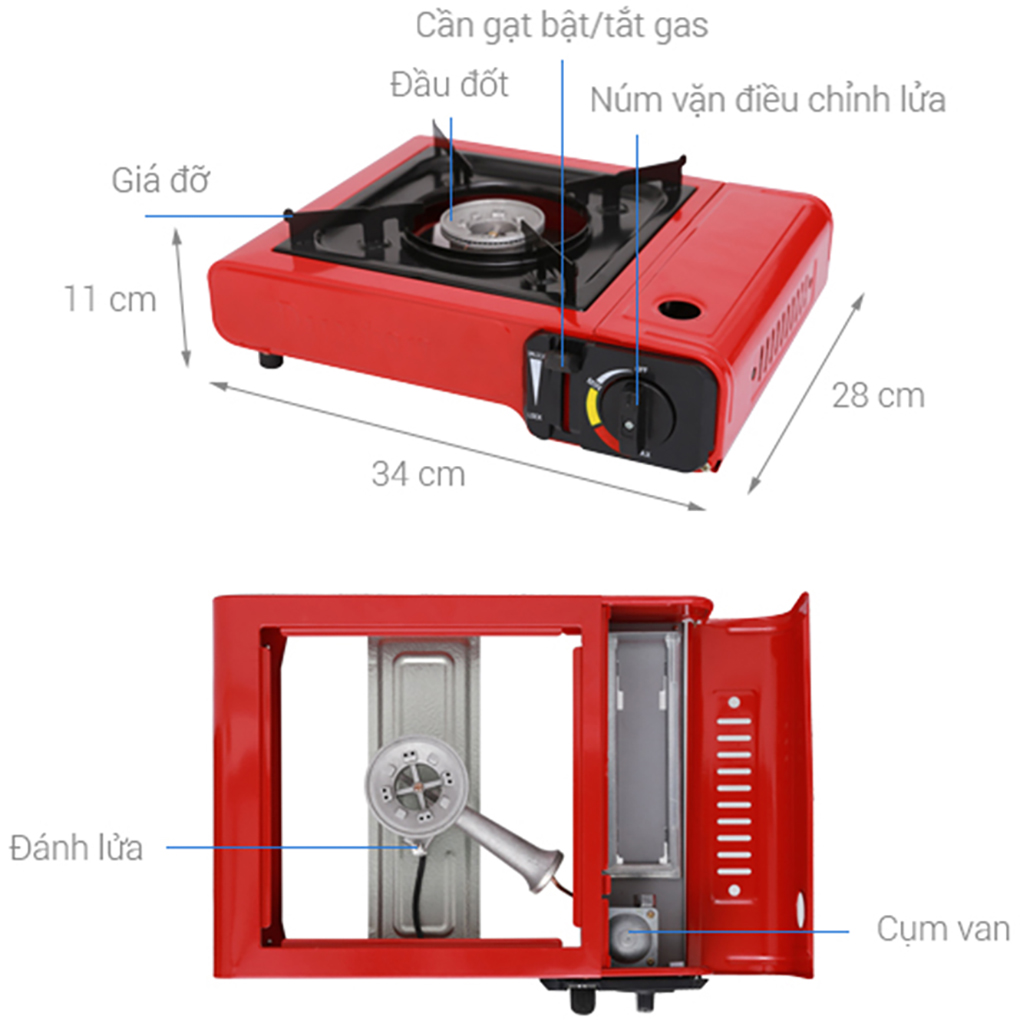 Bếp gas mini Duxton DG-140