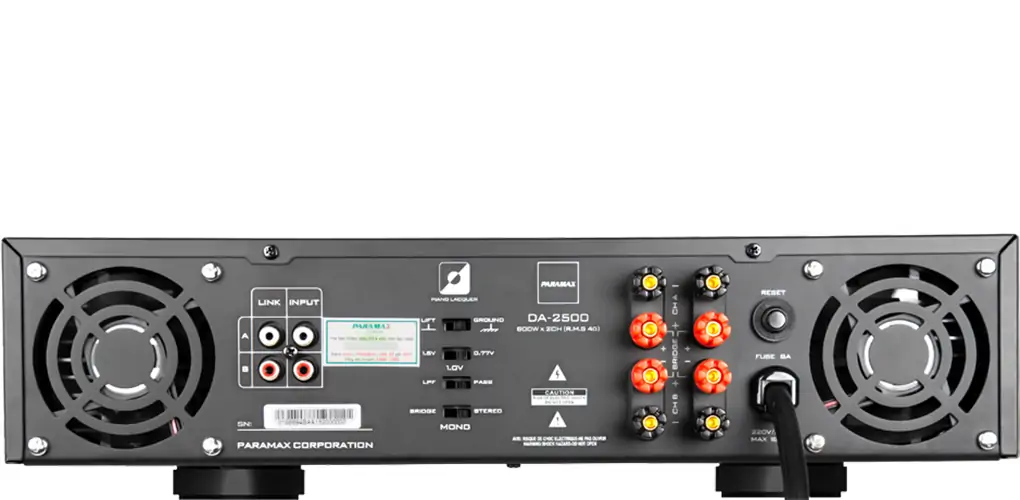 Amply Paramax Công Suất Platinum DA-2500 1