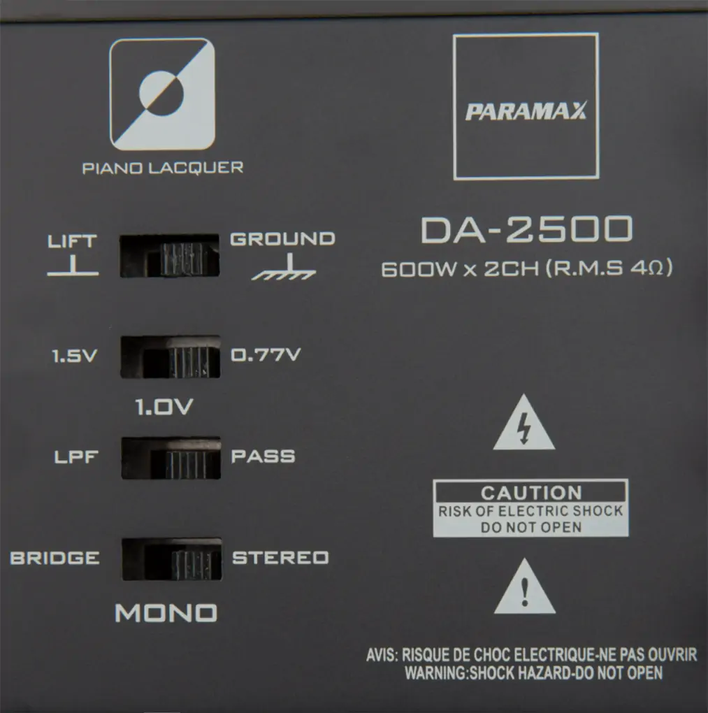 Amply Paramax Công Suất Platinum DA-2500 4