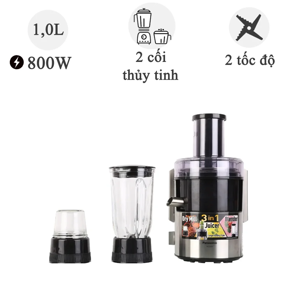 Máy xay đa năng Panasonic MJ-DJ31SRA 800W