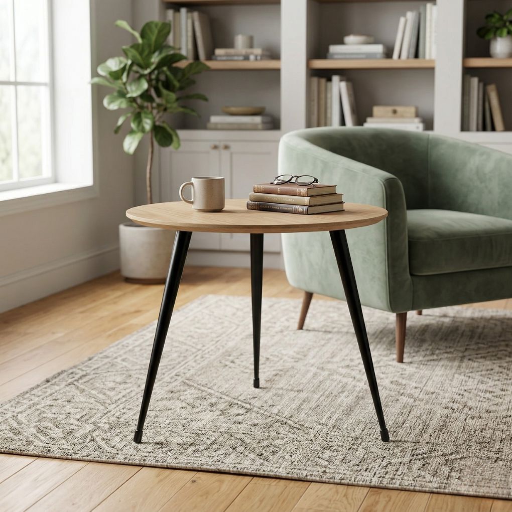 B&agrave;n Coffee 291 50cm Gỗ