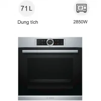 Lò nướng âm tủ Bosch HMH.HBG633BS1A 71 lít