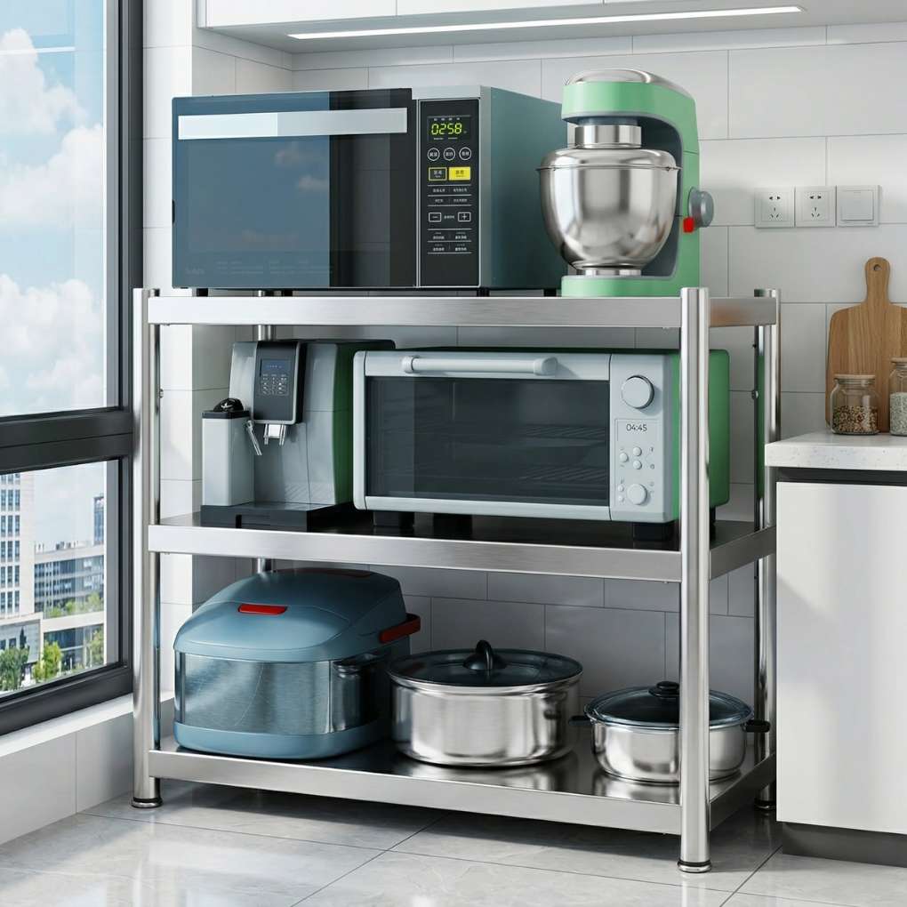 Kệ 3 Tầng Inox ECOST33