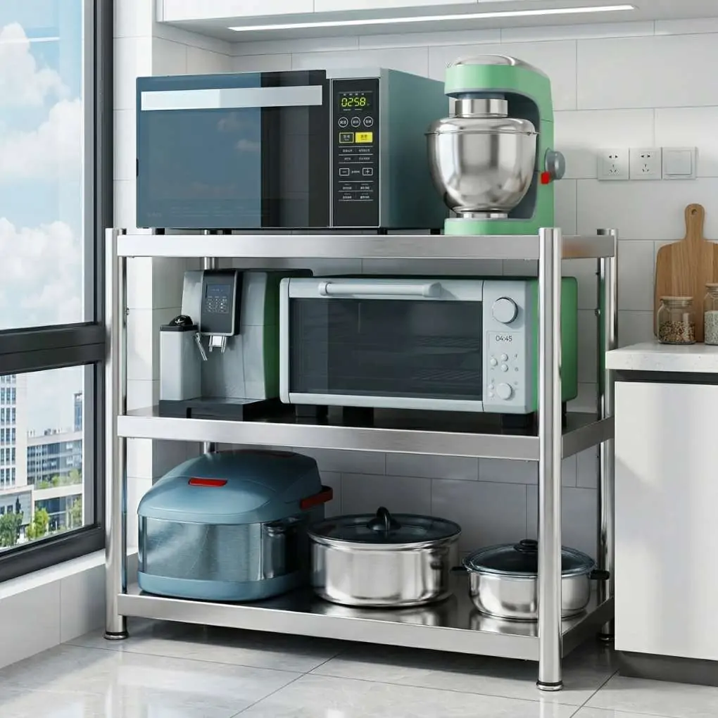 Kệ 3 Tầng Inox ECOST33