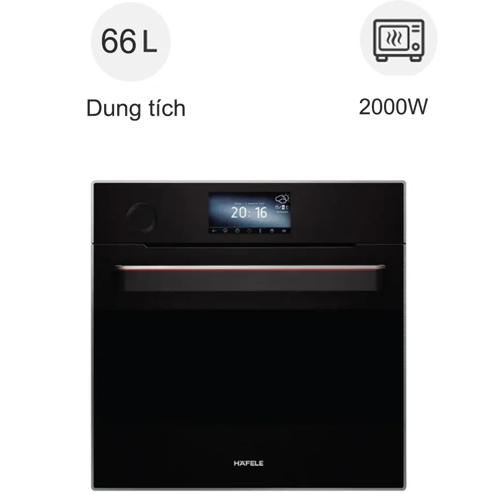 Lò nướng kết hợp hấp âm tủ Hafele 535.02.711 66 lít