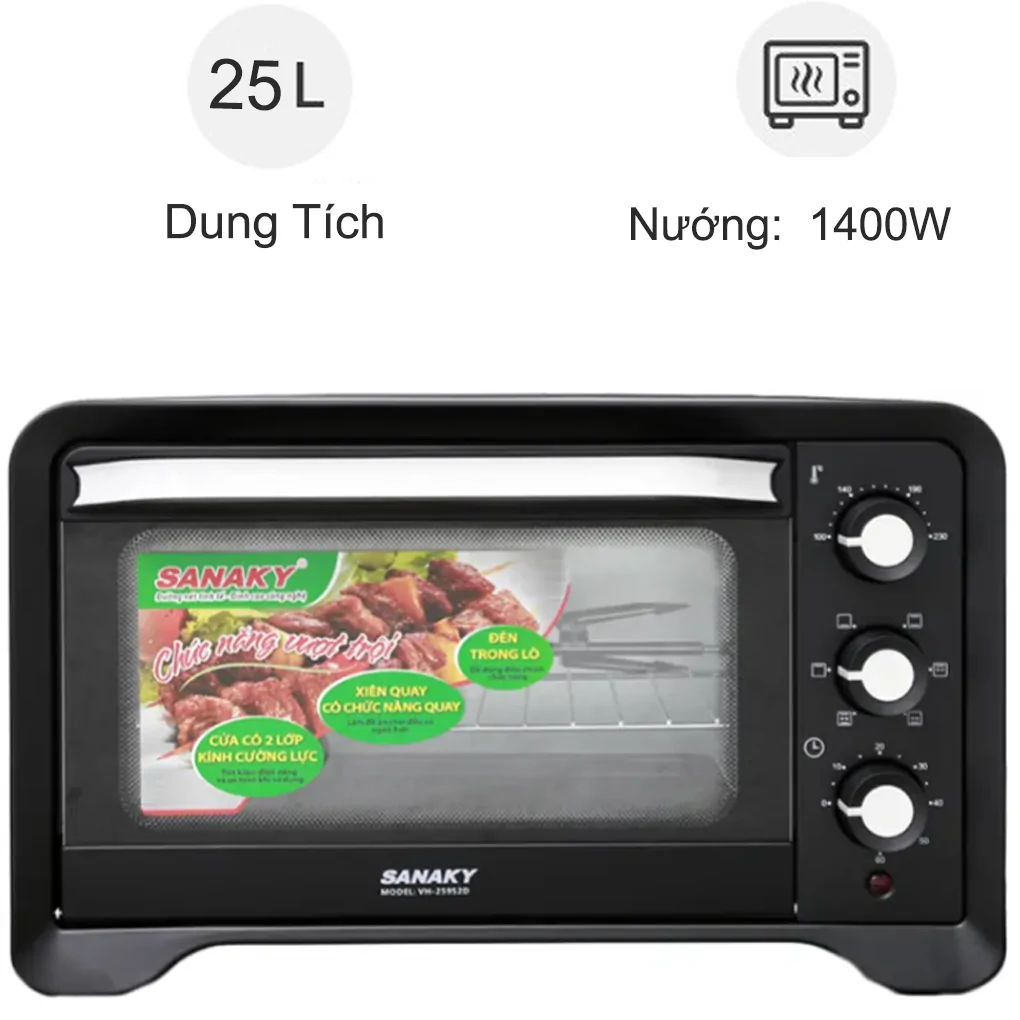 Lò nướng VH-259S2D 25 lít