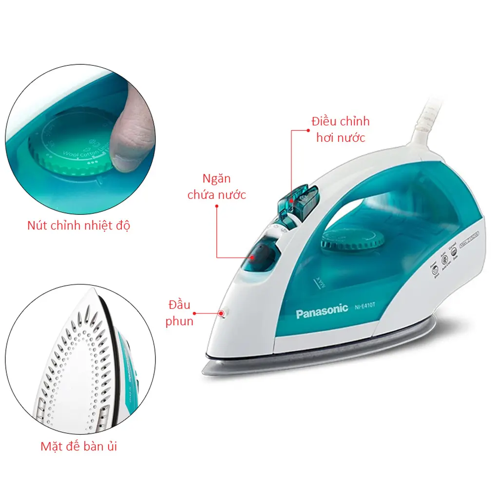 Bàn ủi hơi nước Panasonic NI-E410TMRA 3