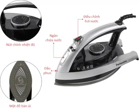Bàn ủi Panasonic NI-W650CSLRA 2200W 3