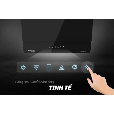 Máy hút mùi cao cấp vách kính Sunhouse MAMA MMB6819MT 2
