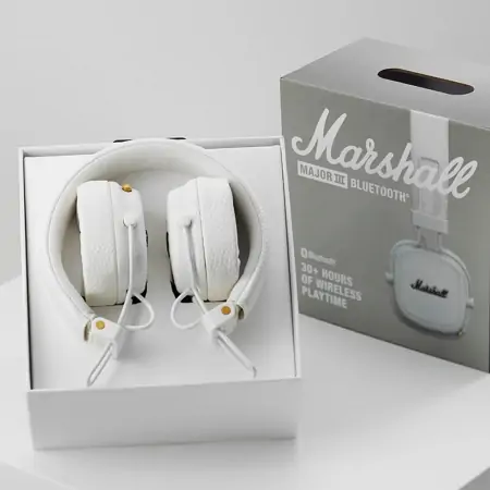 Tai nghe Marshall Major III Bluetooth White 3