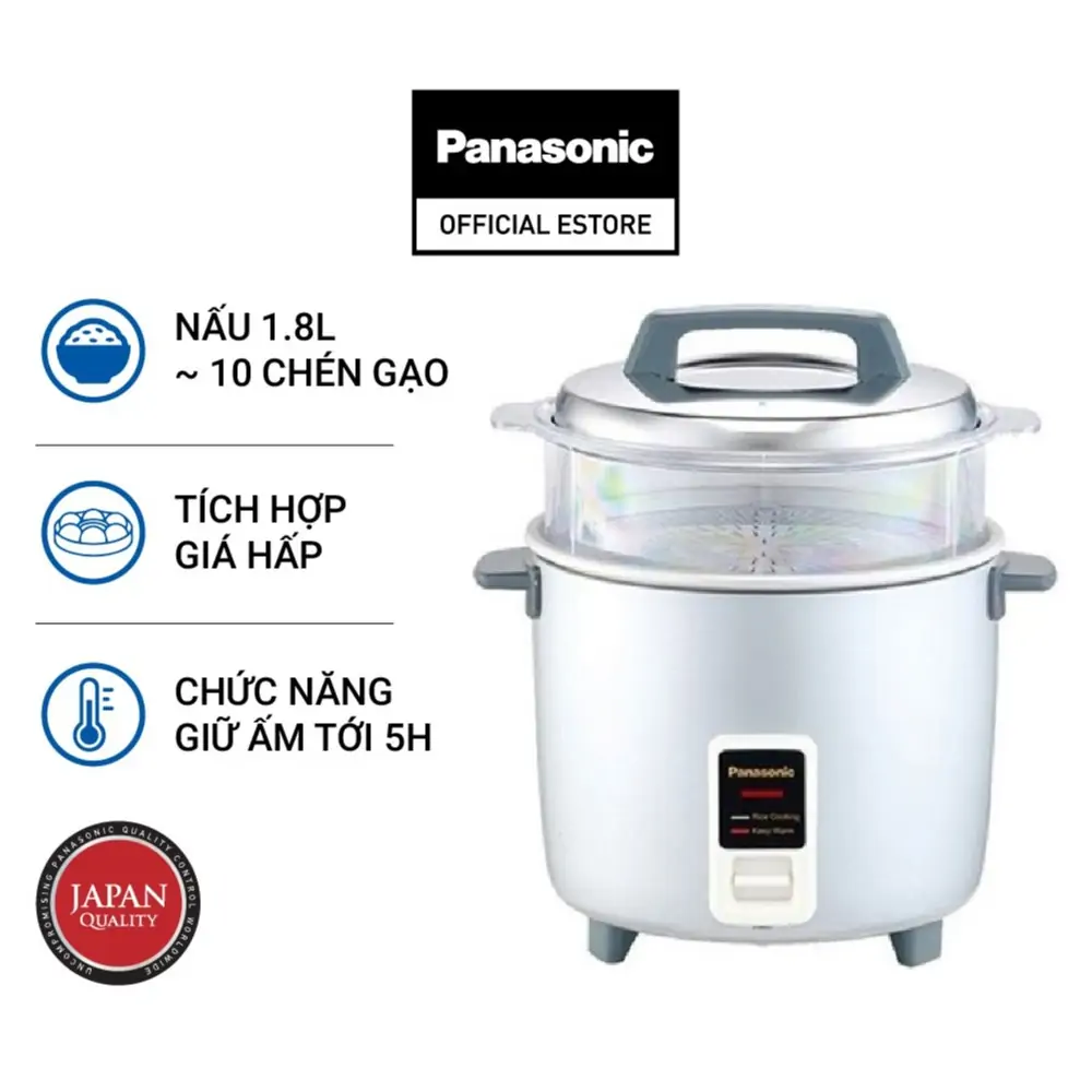 Nồi Cơm Điện Panasonic SR-W18GSLRA 1.8 lít 3