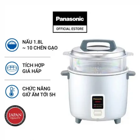 Nồi Cơm Điện Panasonic SR-W18GSLRA 1.8 lít 3