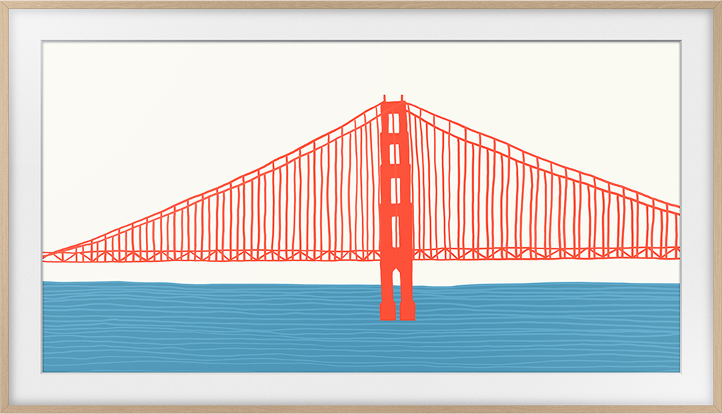 Khung Tranh Samsung Tivi 55 Inch VG-SCFA55TKBRU 3