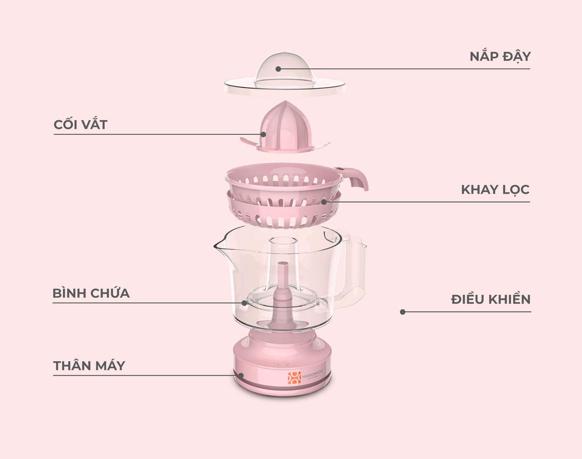 Máy Vắt Cam Hawonkoo OJH-001 30W 10