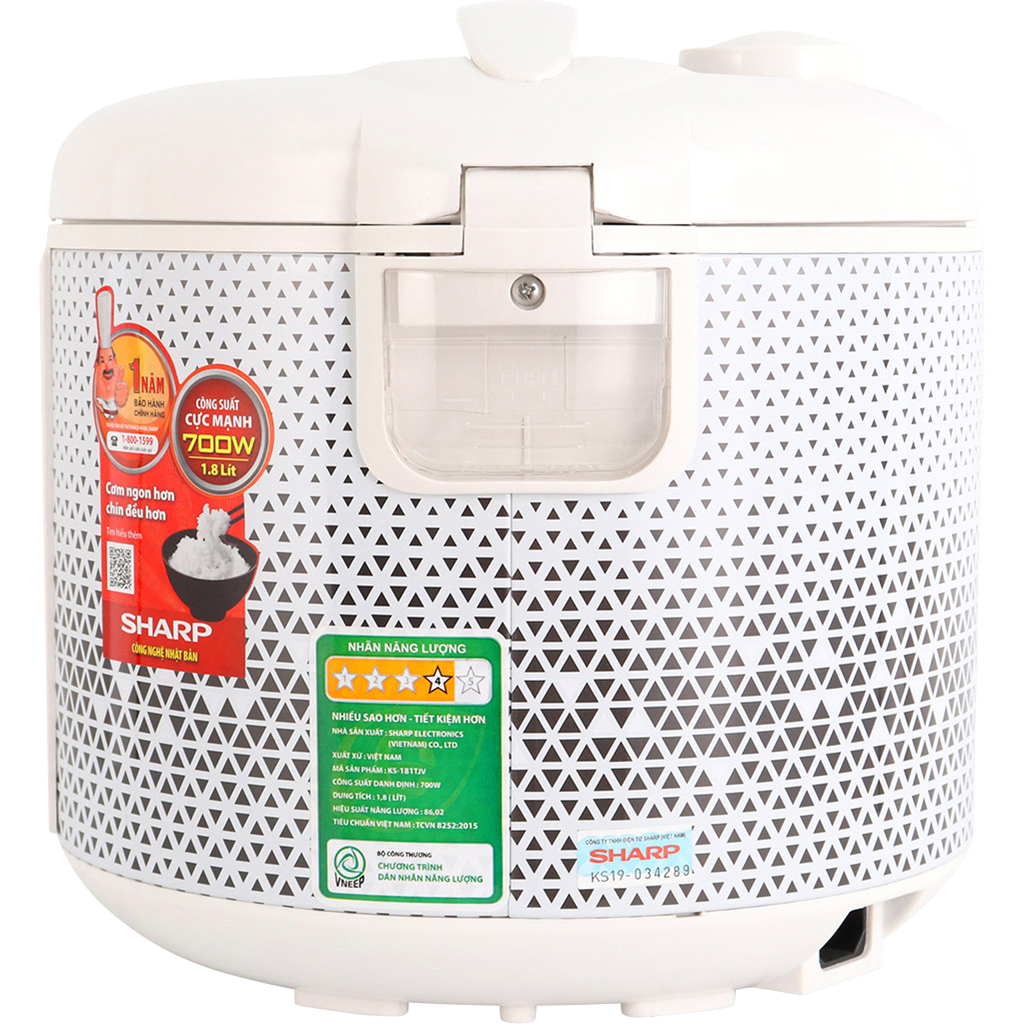 Nồi Cơm Điện Sharp KS-181TJV 1.8 Lít 2