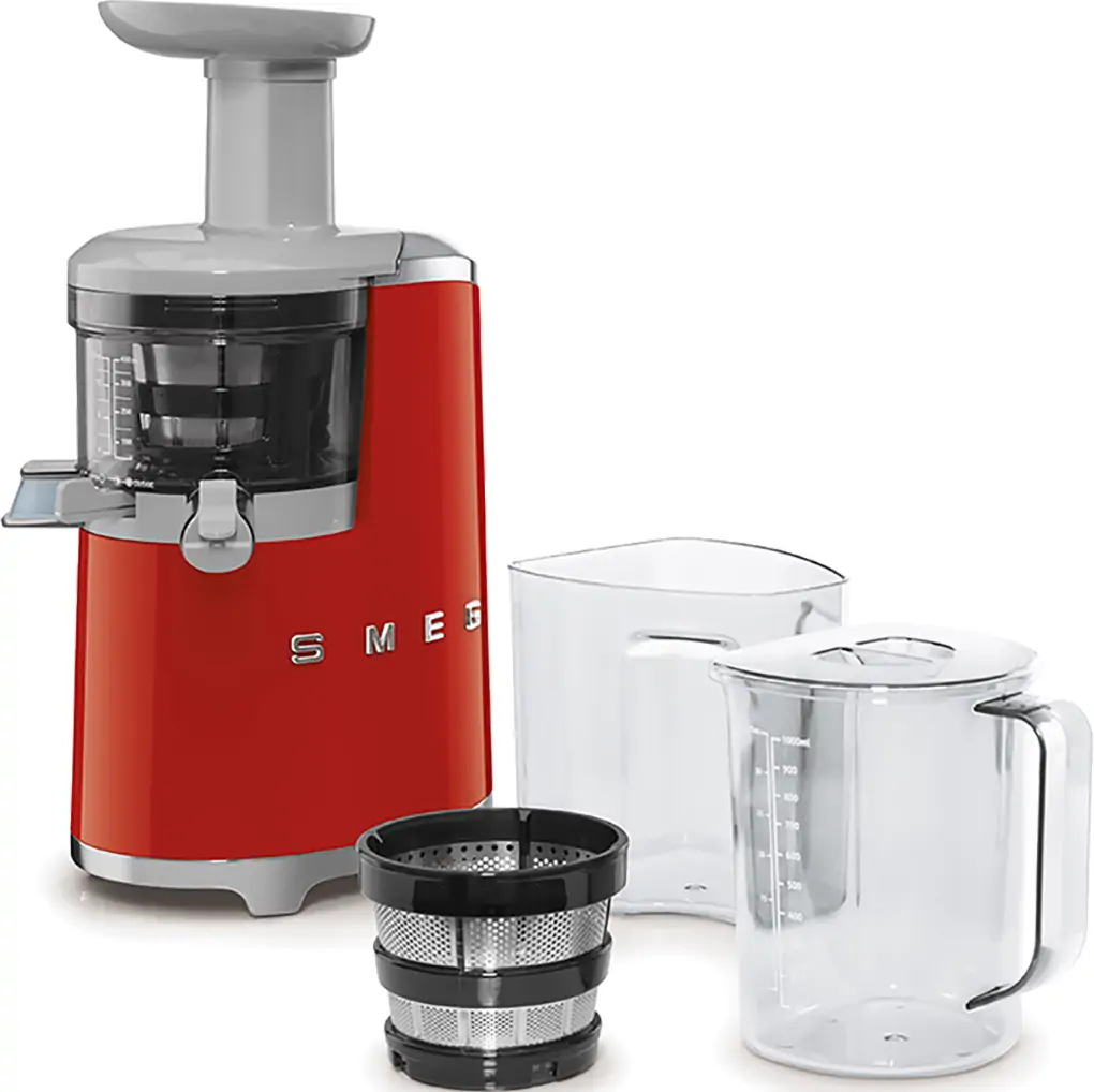 Máy ép chậm Smeg SJF01RDEU, Màu Đỏ 3