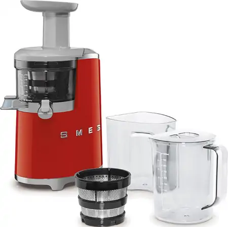 Máy ép chậm Smeg SJF01RDEU, Màu Đỏ 3