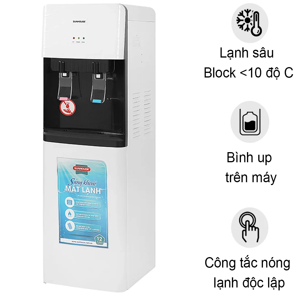 Cây nước uống nóng lạnh Sunhouse SHD9615