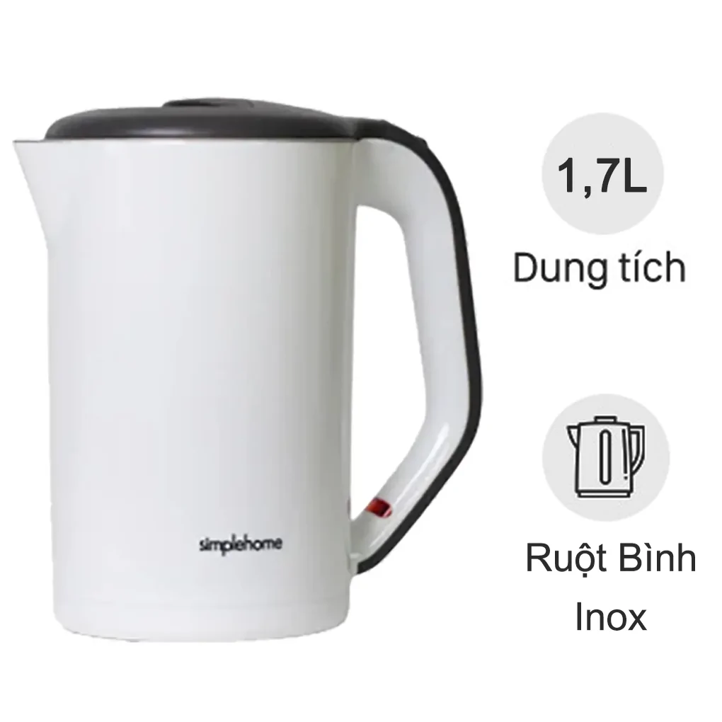 Bình đun siêu tốc 1.7 lít SimpleHome D1818