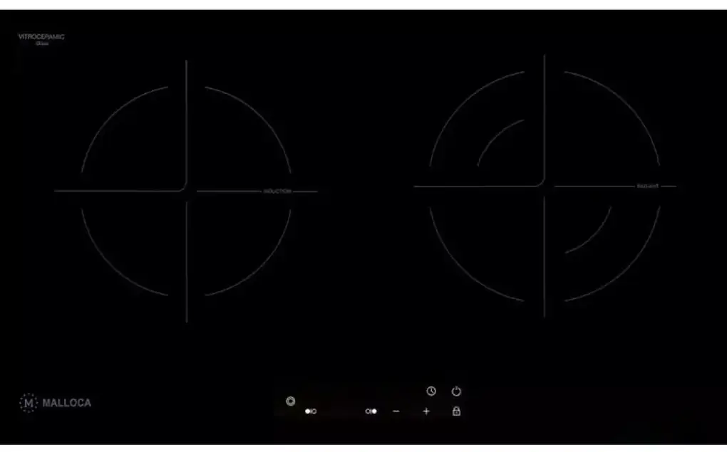 Bếp từ - hồng ngoại đôi lắp âm Malloca MH-7311IR 4200W 1